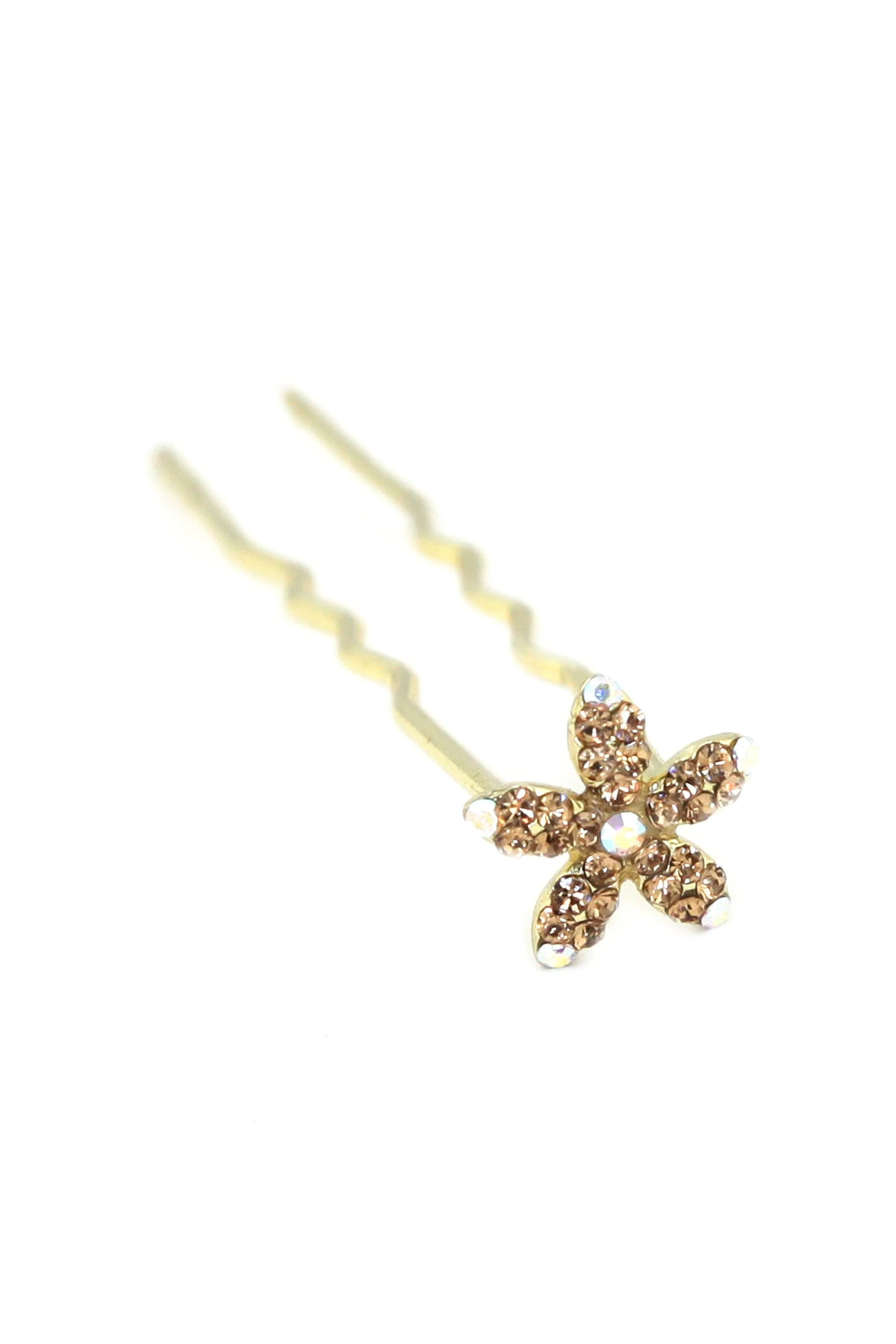 Small Crystal Daisy Hair Stick