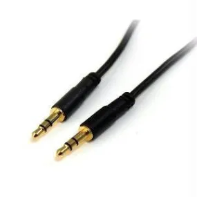 STARTECH 3 FT SLIM 3.5MM STEREO AUDIO CABLE - M-M