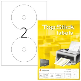 Top Stick Labels Ø 117mm Maxi (8656)