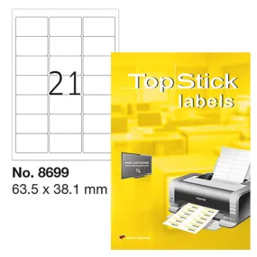 Top Stick Labels 63.5 x 38.1mm (8699)