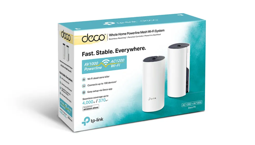 Tp-Link Deco P9 - Wi-Fi System - 802.11A/B/G/N/Ac, Bluetooth 4.2 - Desktop