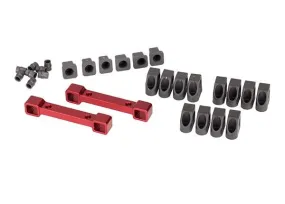 Traxxas Suspension Arm Mounts, Aluminum, Red, 8334R