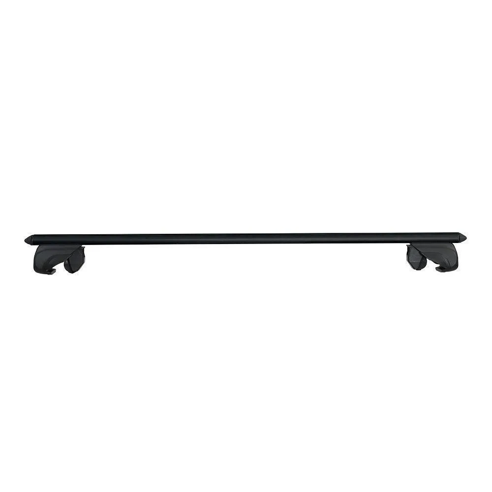 Universal Car Roof Rack Aluminium Cross Bars Adjustable 126cm Black Upgraded