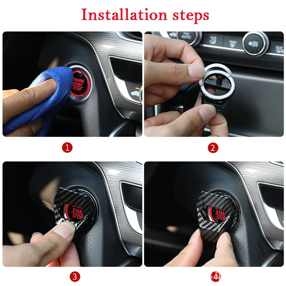 Universal Race Car Style Start Button Cover