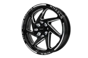 VMS Wheels Typhoon 15x3.5 5x100/114.3  10 Offset Black Milling - VWTY004