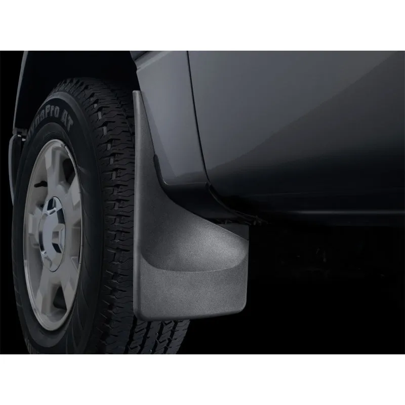 WeatherTech DigitalFit No-Drill Front Mud Flap - Black / Textured - GM Fullsize Truck 2014-15 110035 - Pair