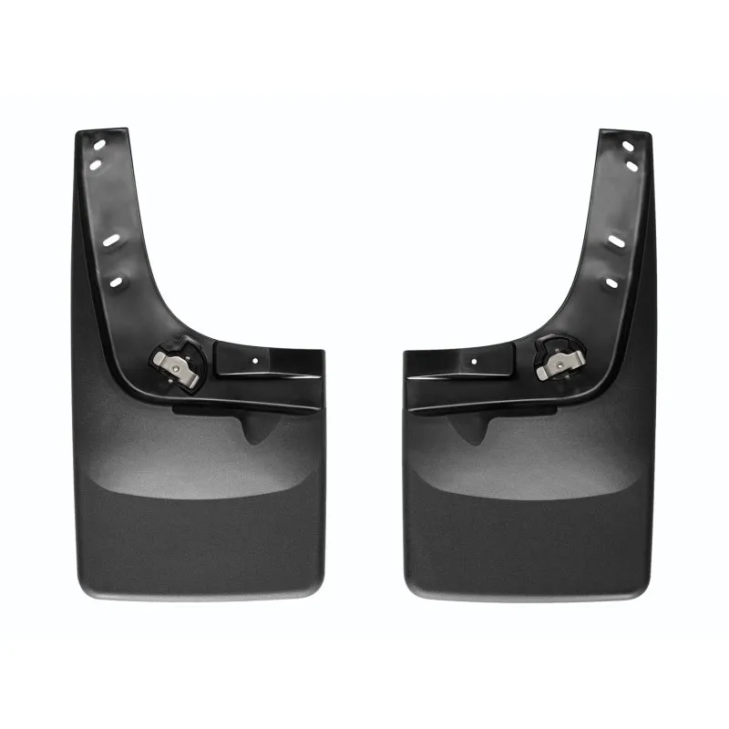 WeatherTech MudFlaps - Front - Flares - Black - Ford Fullsize Truck 2015