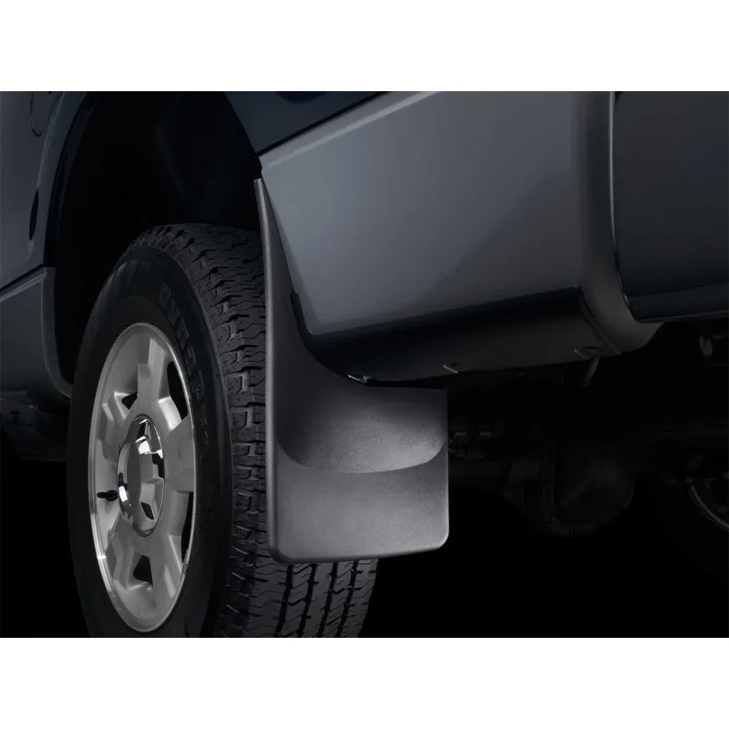 WeatherTech MudFlaps - Front - Flares - Black - Ford Fullsize Truck 2015