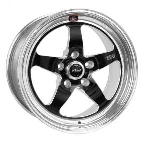 Weld S71 17x10 / 5x4.5 BP / 5.7in. BS Black Wheel (High Pad) - Non-Beadlock