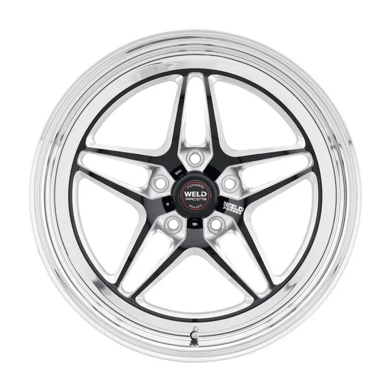 Weld S81 Beadlock Wheel - 17 x 10 in - 5.200 in Backspace - 5 x 115 mm Bolt Pattern - Beadlock - Black/Polished