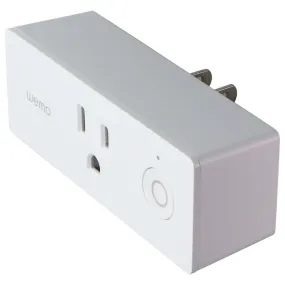 Wemo Mini Wi-Fi Smart Plug - App Controlled Wall Outlet (Works w/ Nest) - White