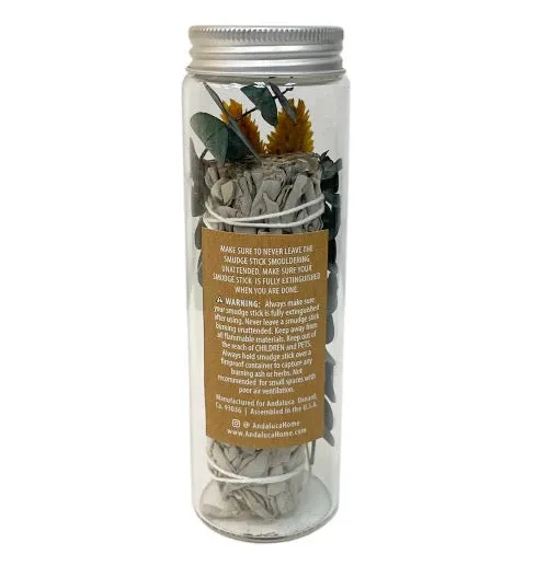 White Sage & Eucalyptus Smudging Jar