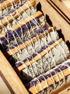 White Sage with Palo Santo & Lavender Sage Bundle