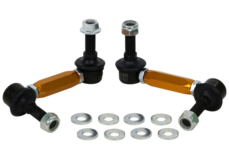 Whiteline Sway Bar End Link Kit Genesis G70 IK (2017-2023) [110-135mm/ 12mm Ball Stud] Rear - KLC180-115