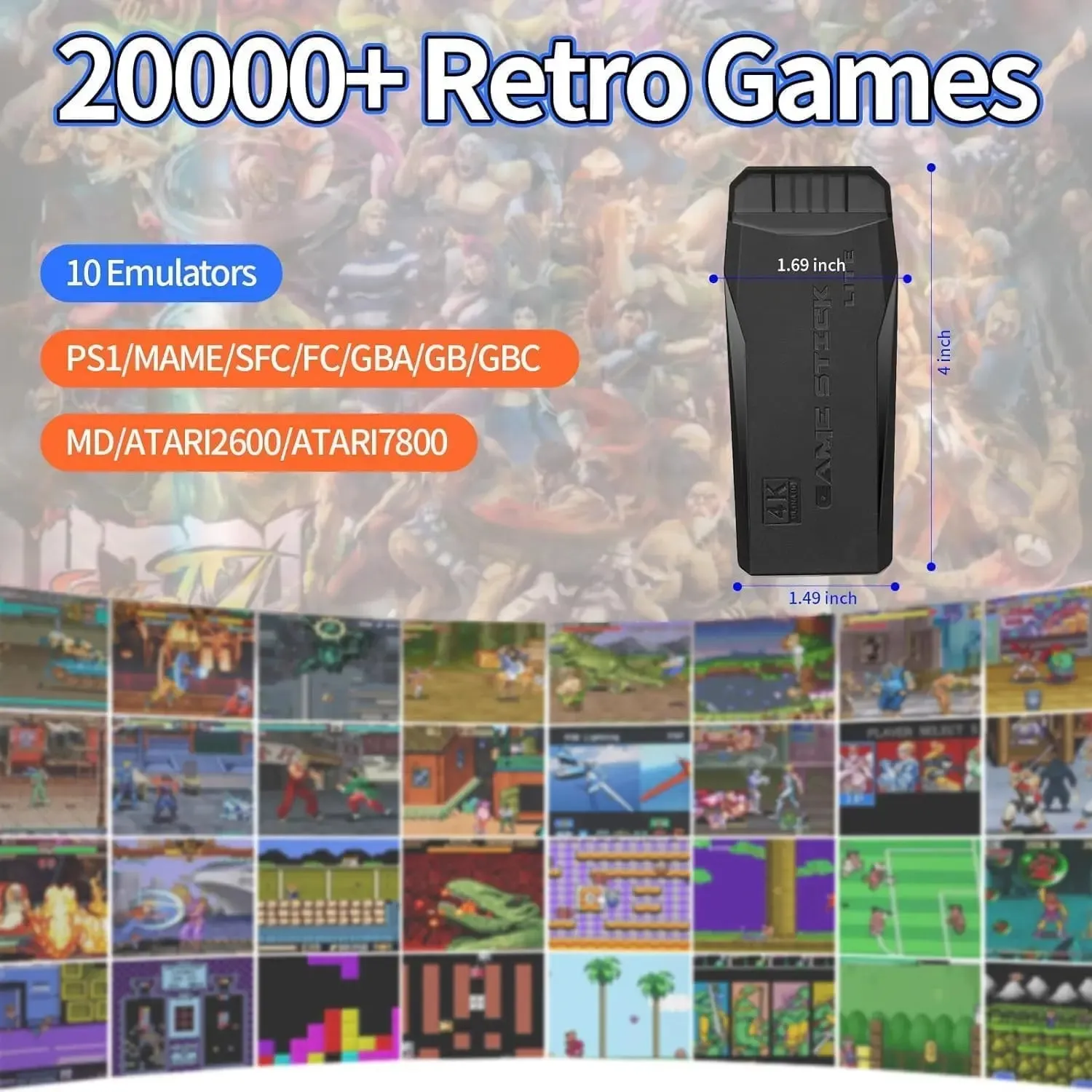 Wireless Retro Console with 20,000  Games