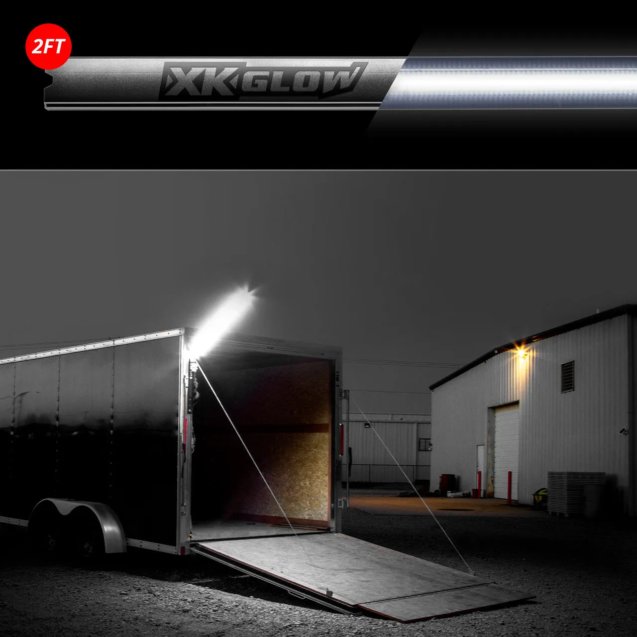 XKGlow Nite Stix Foldable Overhead Led Work Lights - 2ft/ 5ft/ 8ft Lighted Length