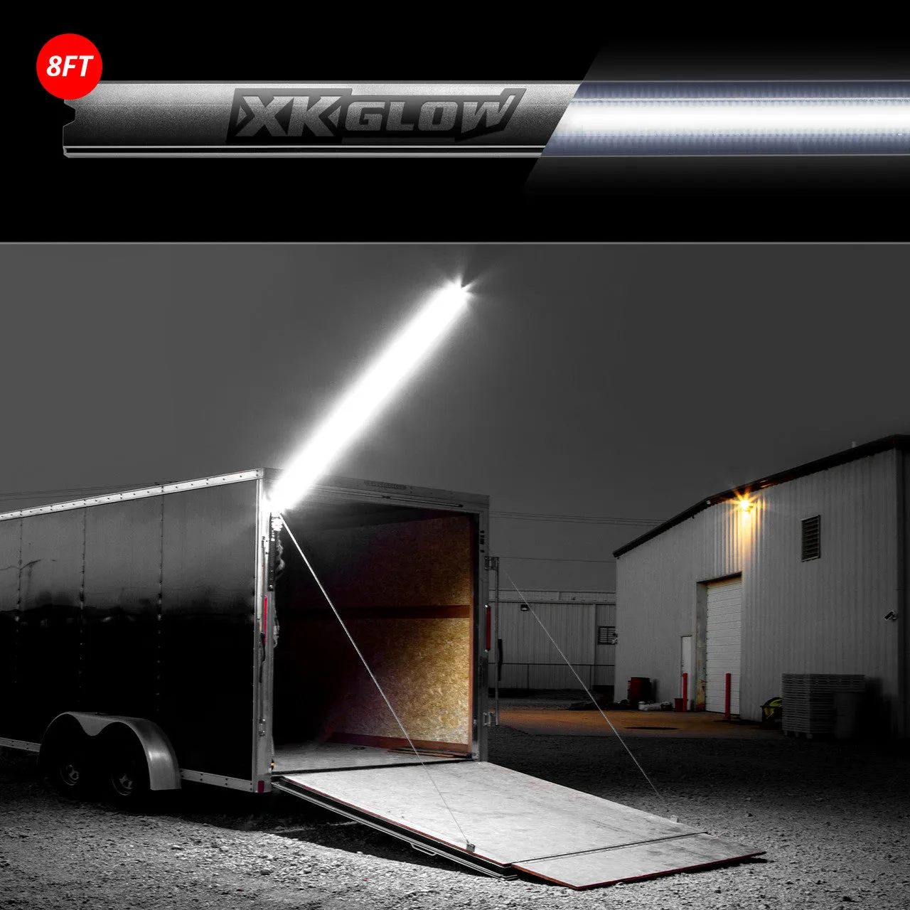 XKGlow Nite Stix Foldable Overhead Led Work Lights - 2ft/ 5ft/ 8ft Lighted Length