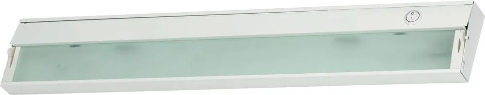 Zeelite 3 Lamp Led Cabinet Light In White With Diffused Glass